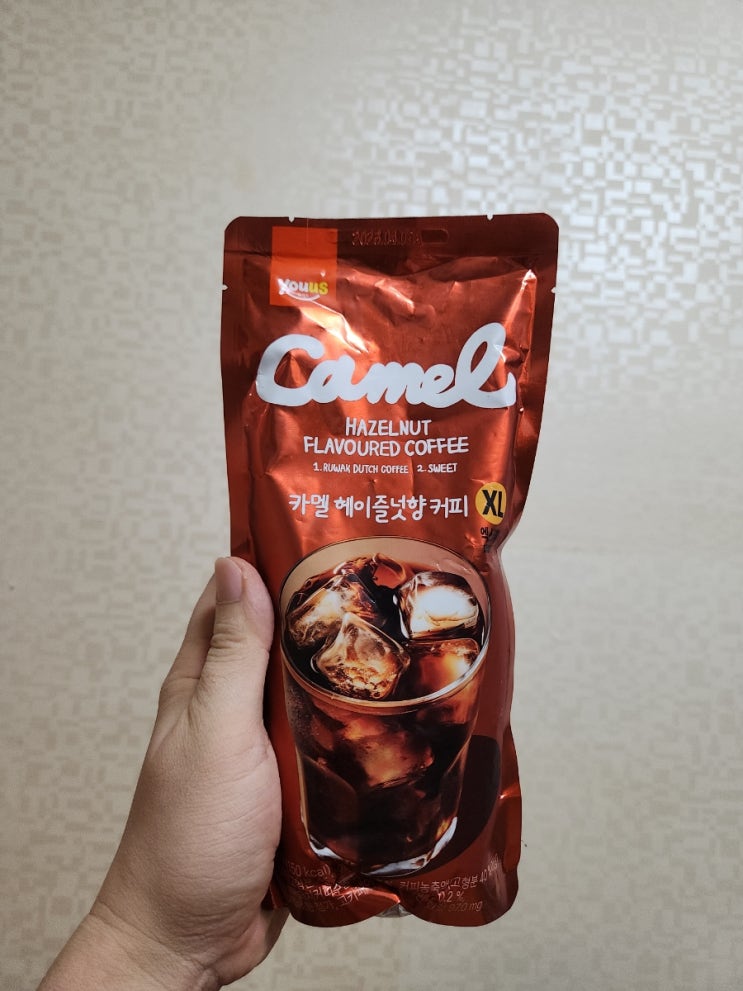  편의점음료 카멜 헤이즐넛향 커피와 칼로리