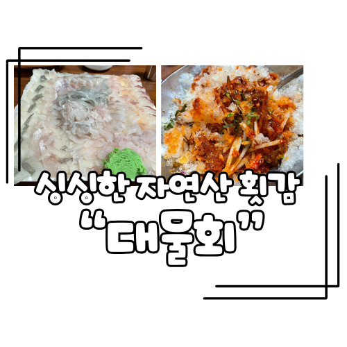대물회 사진 1