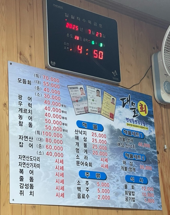 대물회 사진 4