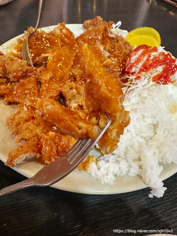  영등포 희락돈까스 방문기 경양식 수제 영등포시장 돈까스 비빔국수 맛집 내돈내산