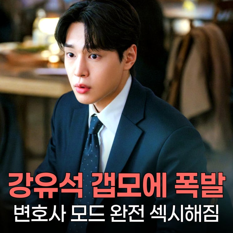<b>서초동 강유석</b> 변호사 본업 모먼트가 이렇게 설레는 거였어요?!
