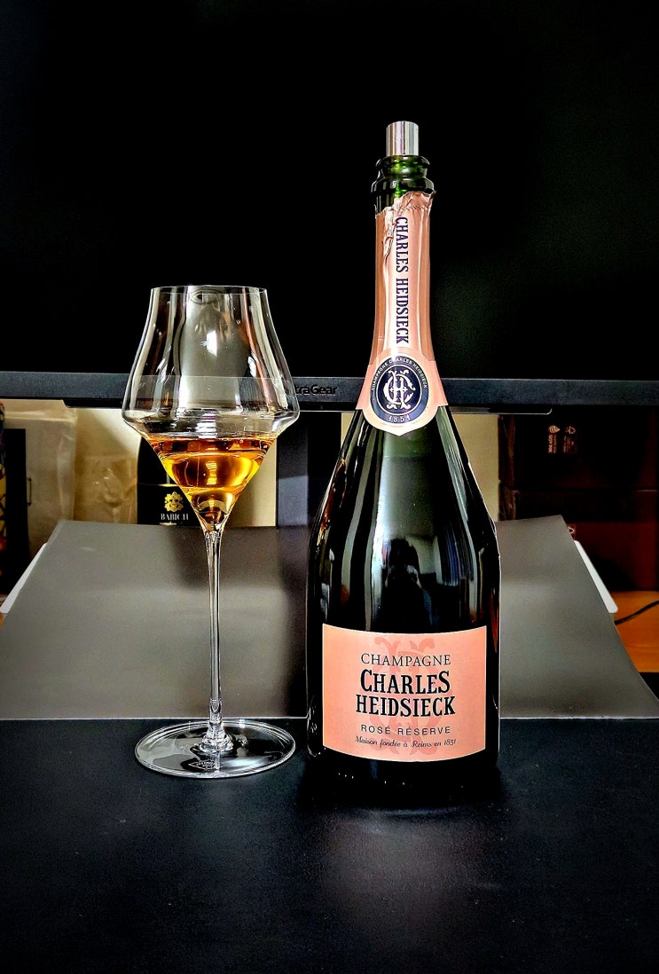  [로제샴페인] 찰스 하이직 로제 리저브 NV Charles Heidsieck Rose Reserve NV 프랑스 샹파뉴 로제 샴페인 리뷰