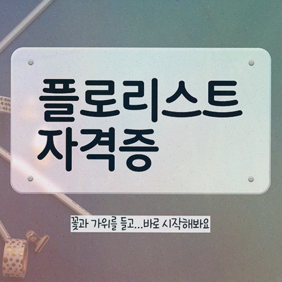  , 플로리스트 자격증 쉽고 빠르게 취득한 노하우 정리했어요