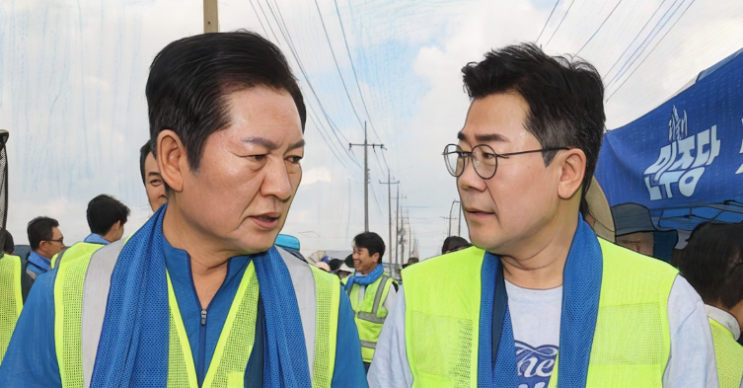 <b>정청래</b> 박찬대, 강선우 사태 이후 선의의 경쟁과 공동 대응
