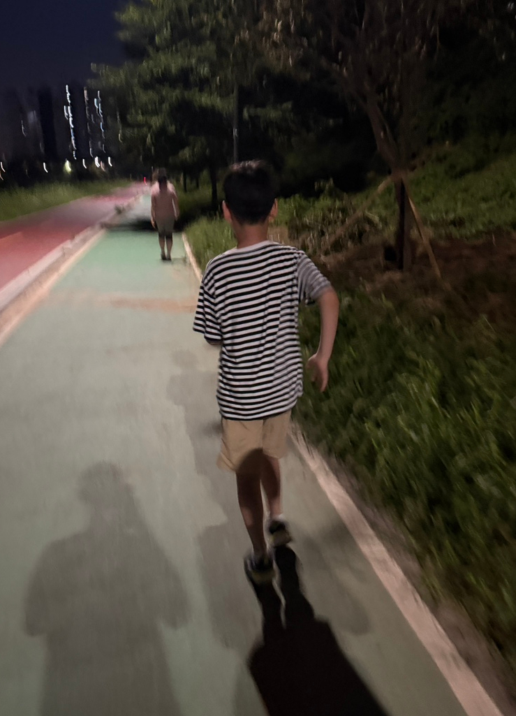  초보 러너의 46차 일지!(폭염에 대처하는 존2러닝 온 가족 러닝, 숲속 친구들도 만난 한 주 )