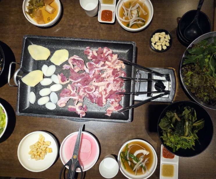  명지국제신도시 맛집 오리한상 커플세트