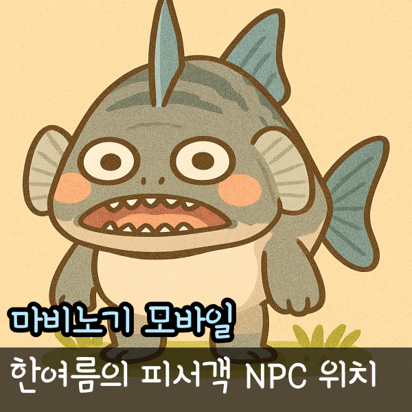  마비노기 모바일 찾아라! 한여름의 피서객 NPC 위치, 사전 퀘스트