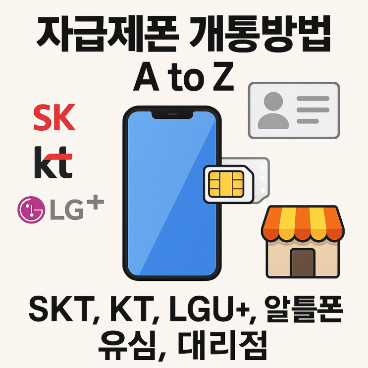  자급제폰 개통방법 A to Z 2025