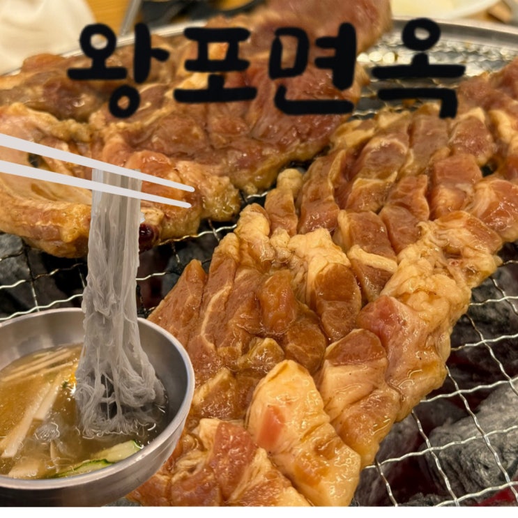  대전 만년동 왕포면옥 돼지갈비, 냉면 솔직 후기 (vs 설악칡냉면)