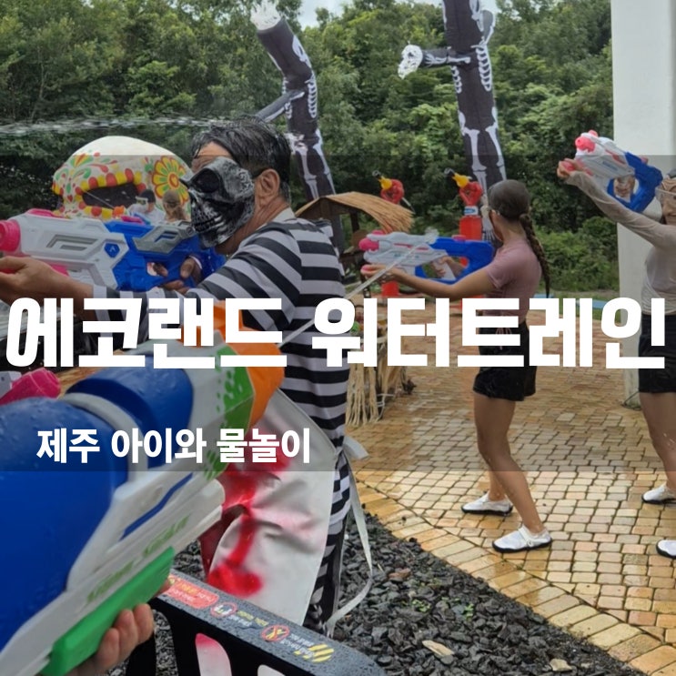 제주아이랑 물놀이 천국! 에코랜드 테마파크 워터트레인 탑승 후기 2025년 여름, 잊지 못할 추억!
