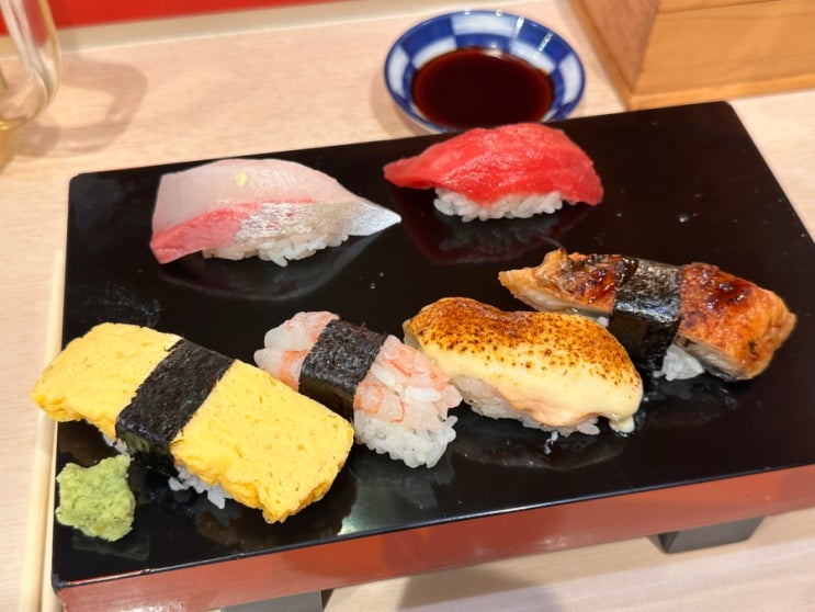  오사카 난바 도톤보리 스시 맛집 사카에 스시 내돈내산 3번째 방문