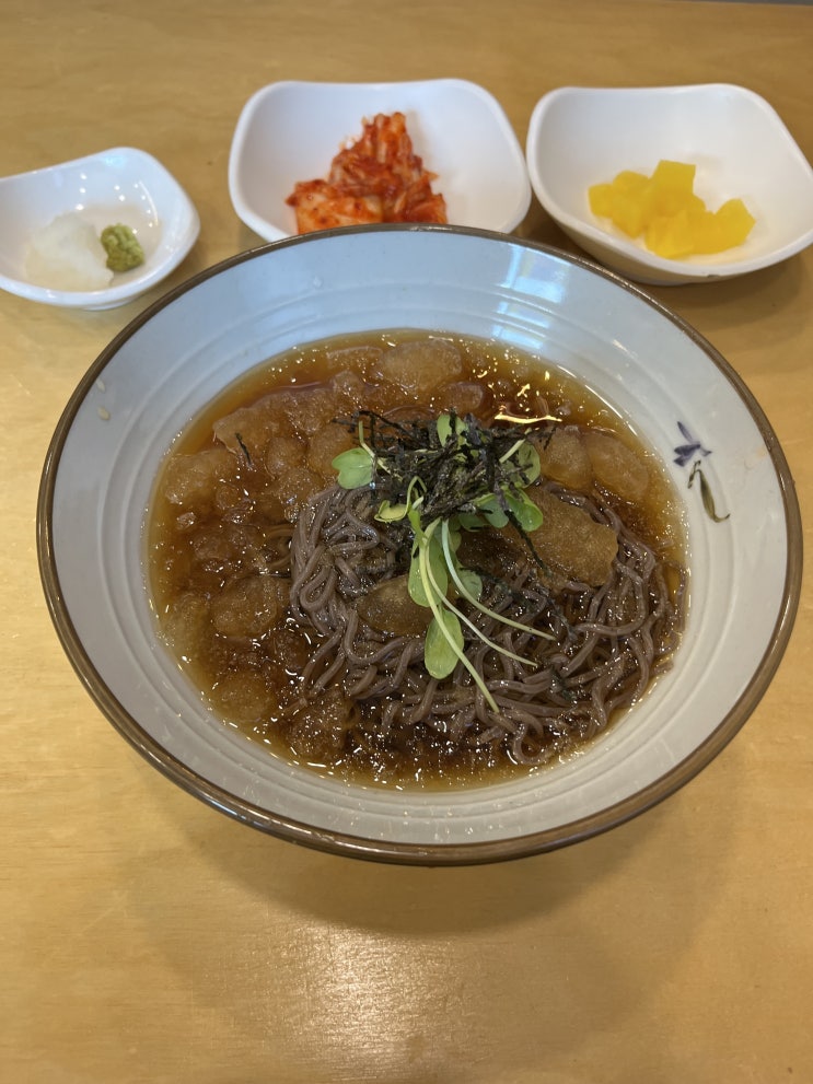  물 들어올 때 노 젓는 국수나무, 민생회복 쿠폰 받고, 할인까지. 메밀소바 5900원.(~7월 31일까지)