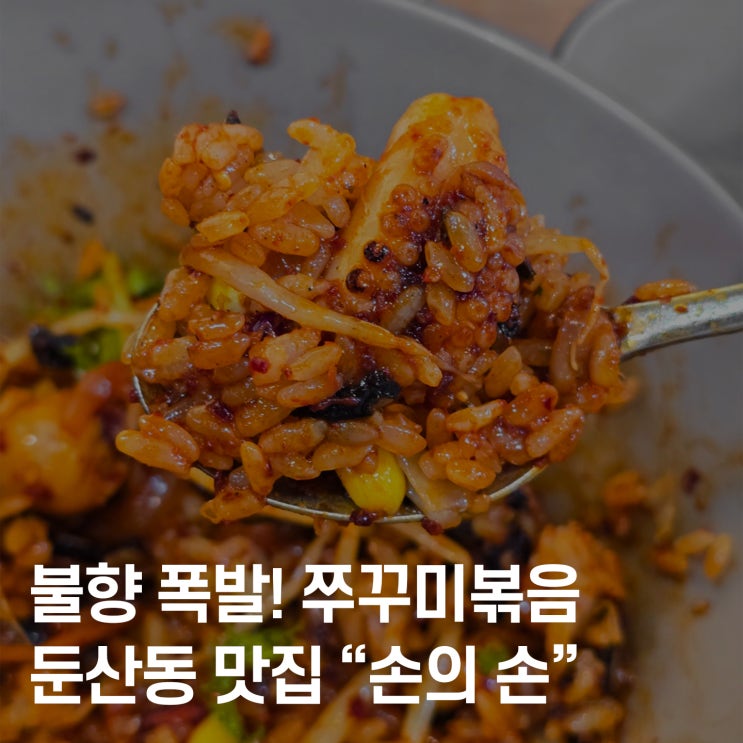  대전 둔산동 주꾸미 맛집 ‘손의손 본점’ 솔직 후기
