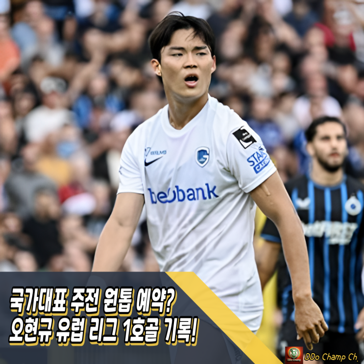 축구 국가대표 라인업, 주전 원톱 예약? <b>오현규</b> 유럽 <b>1호골</b> 기록!