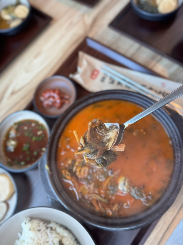  태안 바지락해장국 시래기밥 해장 아침식사 추천 지역맛집