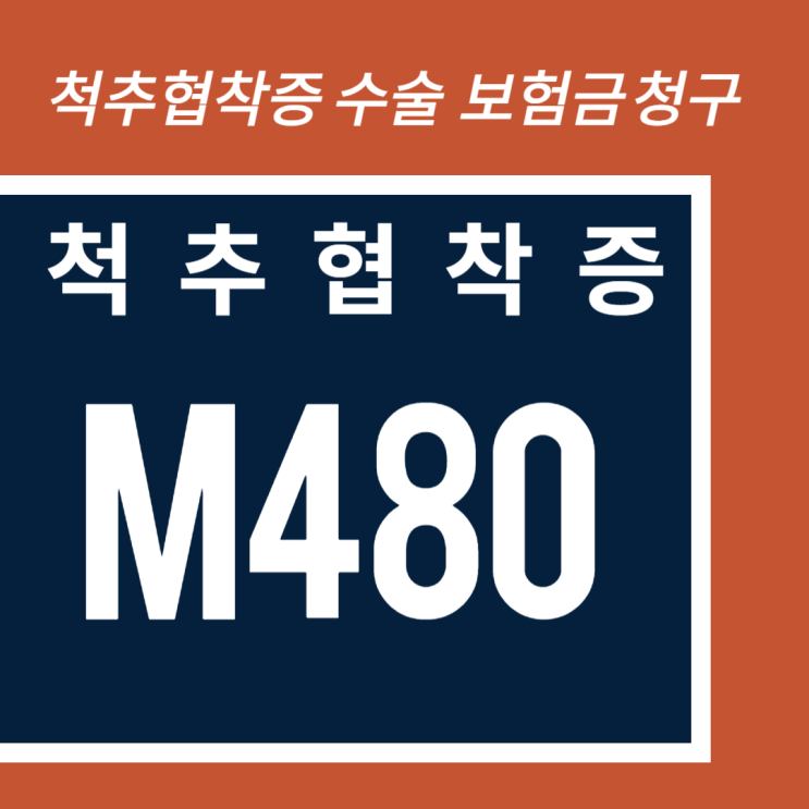  허리·목디스크 수술 보장 & 보험금 청구(척추협착증)