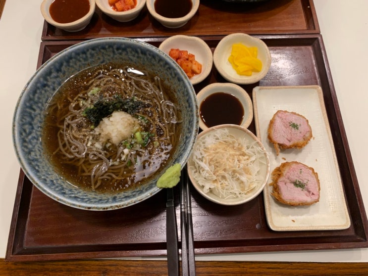  야탑 냉모밀 돈까스 NC백화점 테루 솔직 후기