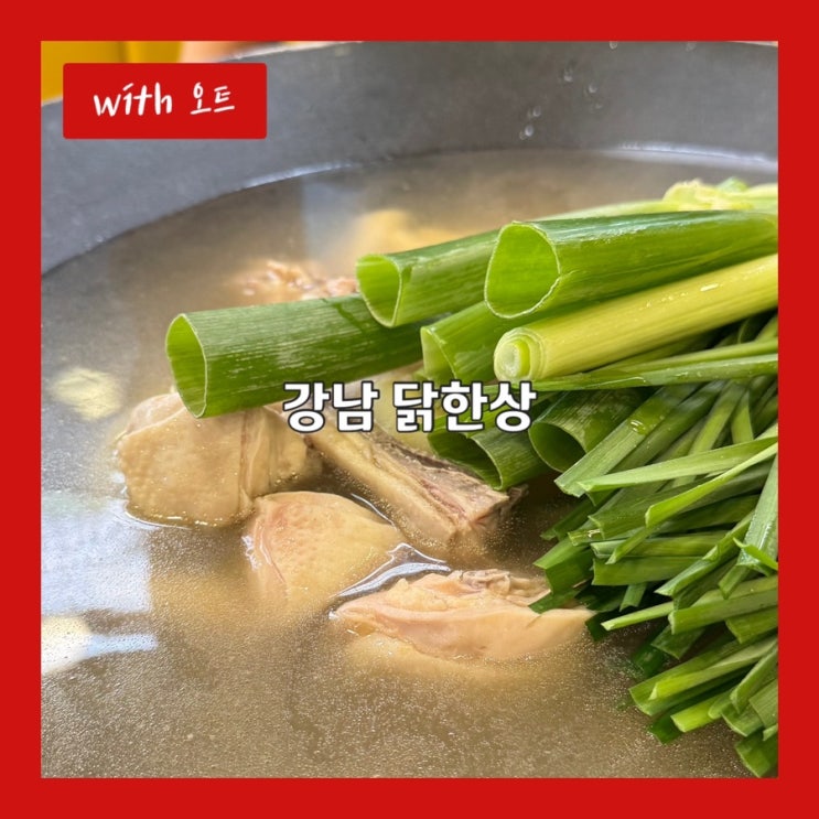  당일 도계한 부드러운 닭과 특제 양념의 만남, 구리역 맛집 강남 닭한상