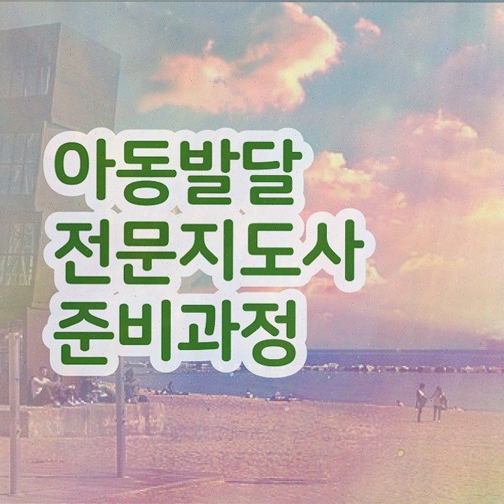  아동발달전문지도사 응시자격 확인 , 아동발달전문지도사 자격증 한달 만에 준비한 과정