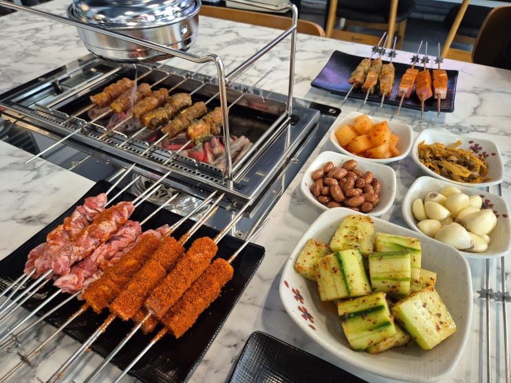  영등포 신길동 맛집 램가든양꼬치 후기, 신선한 양꼬치에 꿔바로우·온면까지 싹쓸이!