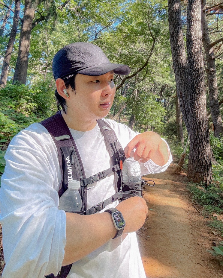  물통 흔들림 없는, 오니지 트레일러닝 조끼! 가벼운 소형 등산가방