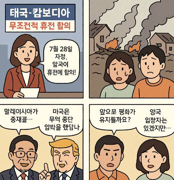  세계의 눈은 쿠알라룸푸르로…태국-캄보디아 무력 충돌 그리고 휴전요청