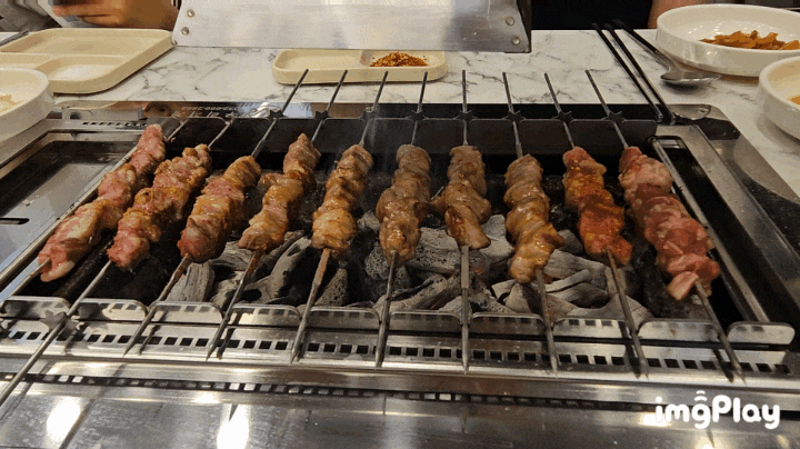  지축 더원양꼬치 숙주랑 먹는 양꼬치 이렇게 맛있다고요?꿔바로우 꽁짜라니!