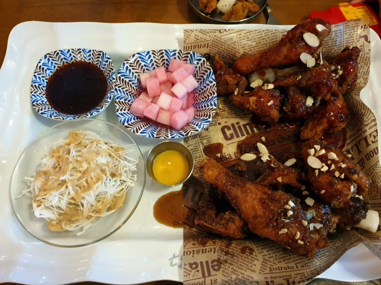  위례 중앙광장 맛집 위례 술집 추천 치킨왕김닭구 푸짐해