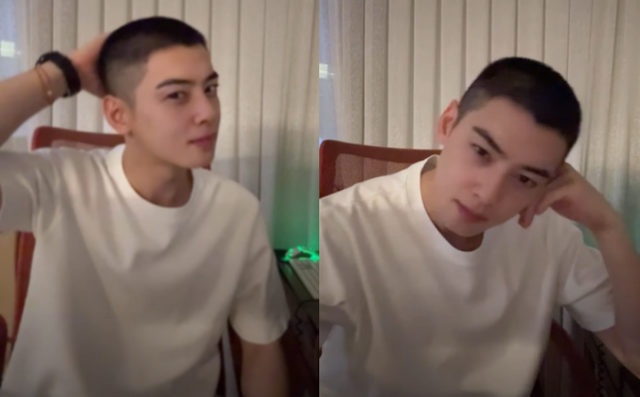 머리 민 ‘밤톨이’ 차은우 “나도 어색해”…더 뚜렷해진 이목구비, 비현실적