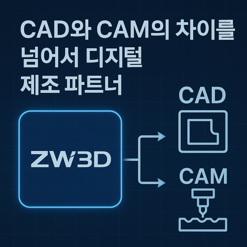 CAD와 CAM의 차이점은? CAD/CAM 통합 환경을 제공하는 ZW3D!