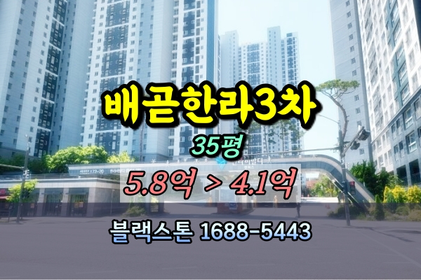  배곧동 한라비발디캠퍼스 3차 경매 [2024타경59356]
