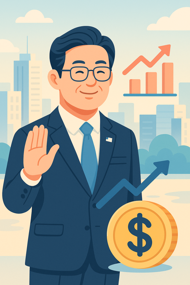 <b>이재명 대통령</b>, <b>경제 성장</b>률, 환율 변동성