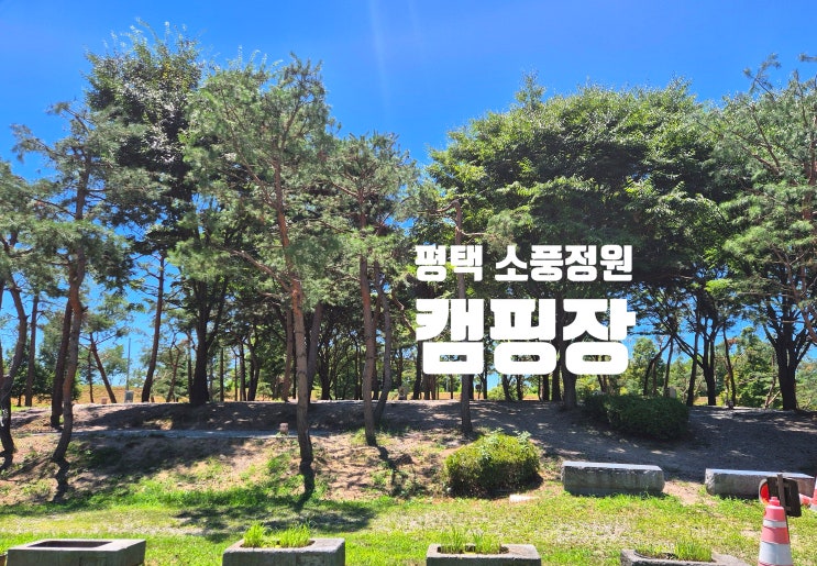  한여름 방문한 소풍정원캠핑장 B-8 사이트 이용후기