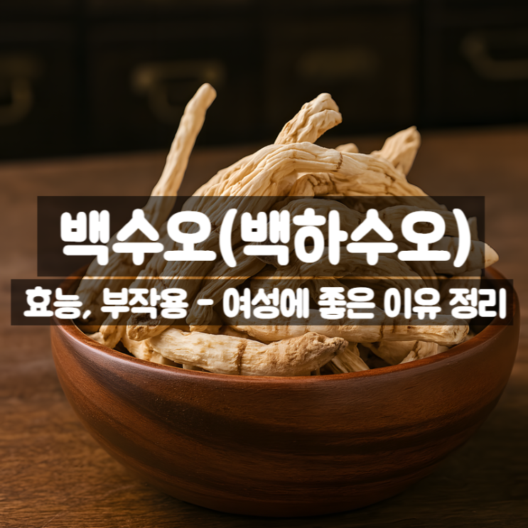  백하수오 백수오 효능 부작용 – 여성에게 좋은 이유는?