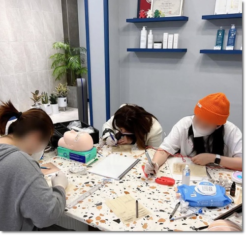 청주남자눈썹문신 전문 기술 배우기! 이츠제이 청주점 수강
