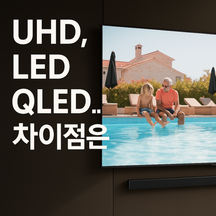  삼성티비 65인치 에너지 효율 1등급 가성비 추천 UHD LED QLED 차이점
