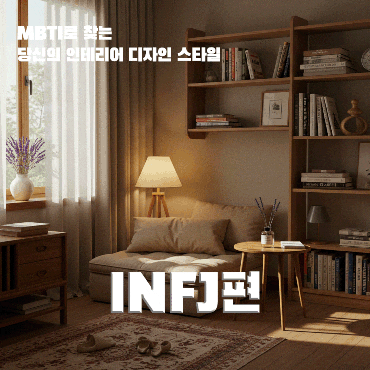  MBTI로 찾는 당신의 인테리어 디자인 스타일, [ INFJ 편 ]
