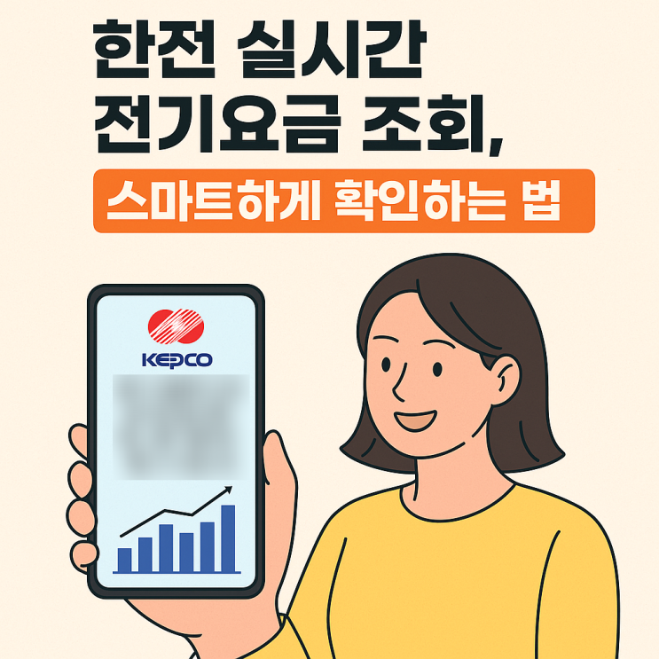  한전 실시간 전기요금 조회, 확인하는 법