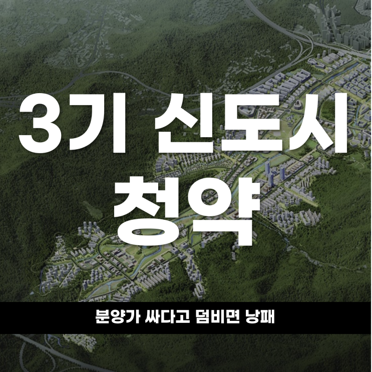  분양가 싸다고 덤비면 낭패 3기 신도시 청약, 어떻게 성공할까?