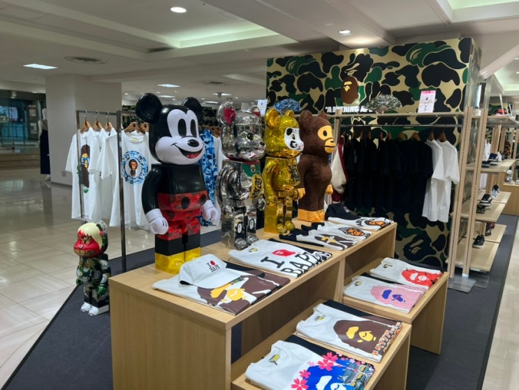  오사카 쇼핑 추천 타카시마야백화점 BAPE 베이프 팝업스토어 매장 오픈 정보