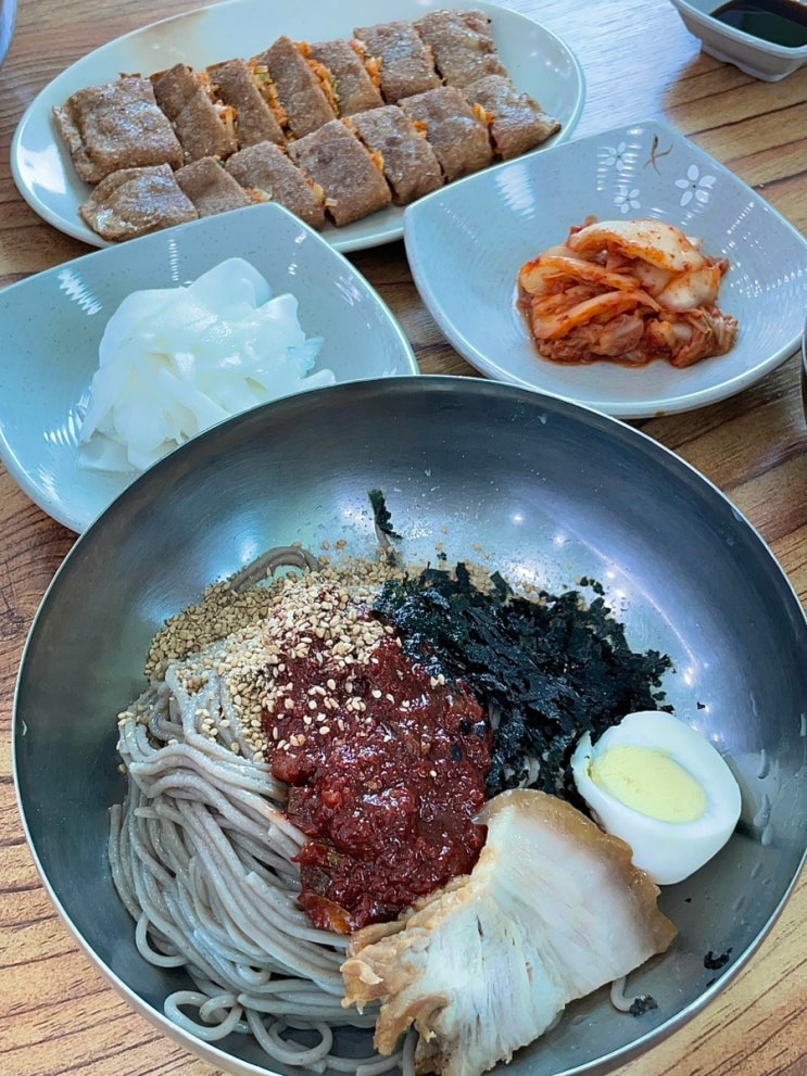  가평 맛집 두메막국수 막국수 메밀전병 추천