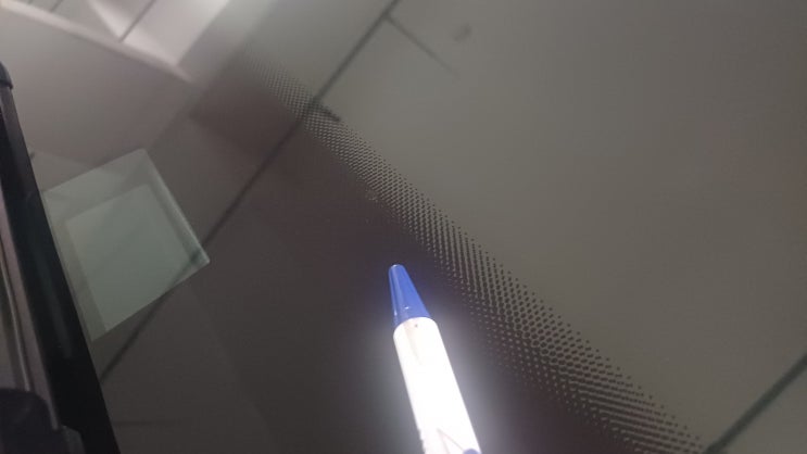  사하구자동차유리복원 전문업체의 돌빵 수리 후기