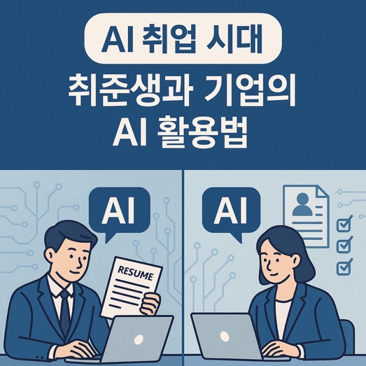  AI 취업 시대 – 취준생과 기업의 AI 활용법, 어디까지 왔을까?
