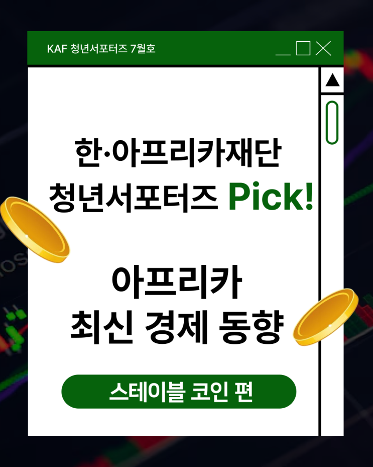  한·아프리카재단 청년서포터즈 Pick! 아프리카 최신 경제 동향 - 스테이블코인 편