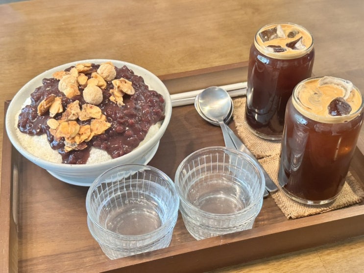  강릉 카페 팥빙수맛집 <미어지게>내돈내산|정성스러운 팥맛 가득한 강릉이색디저트카페|금토일만 판매하는 단팥빵 구매 필수, 부모님과 함께 가기 좋은 강릉맛집