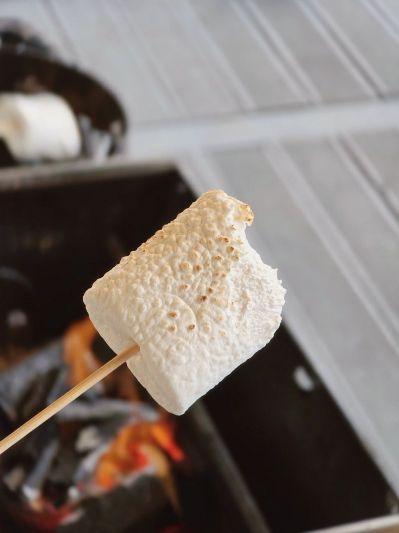마쉬멜로우 캠핑 간식 마시멜로우 굽기 간단 캠핑요리 추천 꼬치구이
