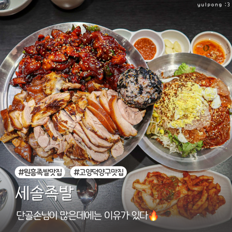  원흥족발맛집 세솔족발 단골 손님이 많은 이유 야식 추천