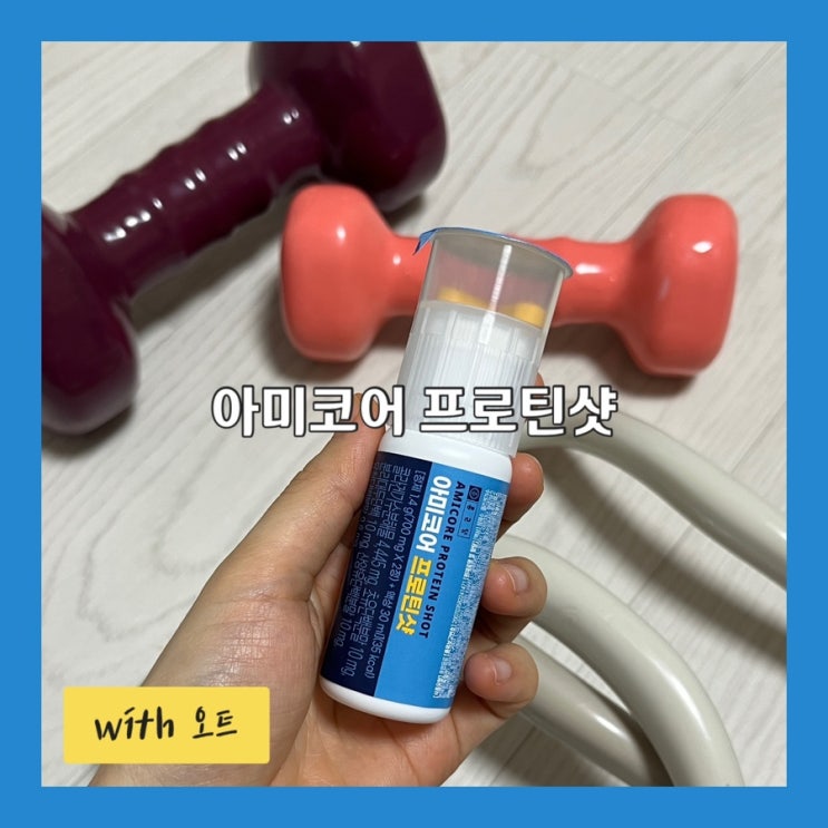  간편하게 섭취 가능한 멀티캡 제형 프로틴추천, 아미코어 프로틴샷