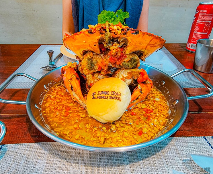  필리핀 보홀 신상 맛집 알로나비치 씨푸드 점보크랩 후기