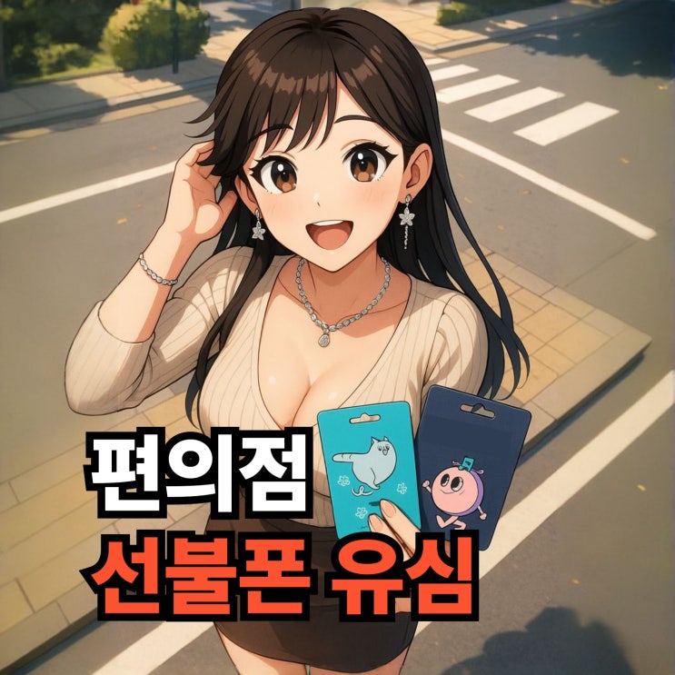  편의점 선불폰 유심 개통 당일 셀프 절차